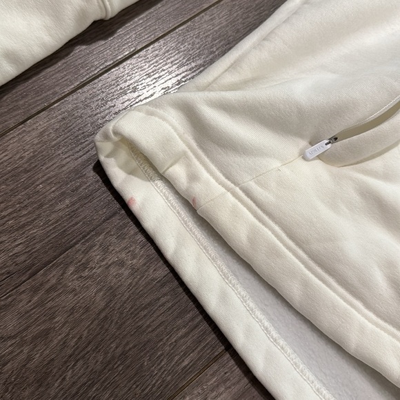 Athleta Altitude Polartec Funnel Neck Sweatshirt Size S White #427987 - Picture 5 of 7